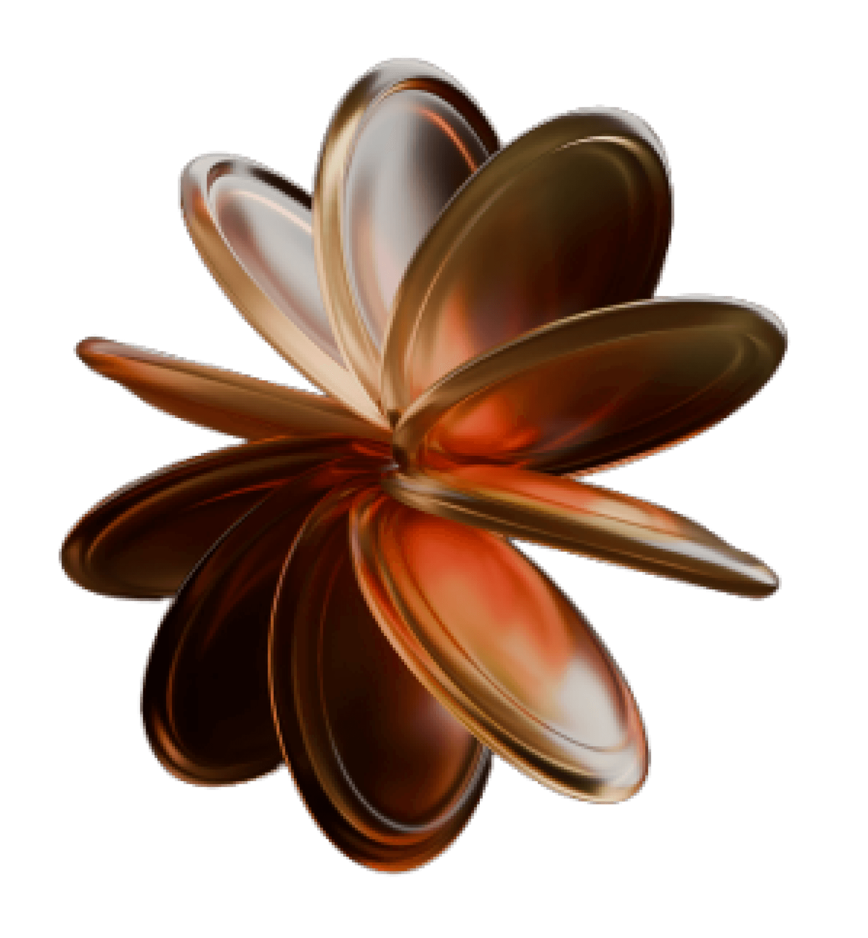 Decorative 3D flower