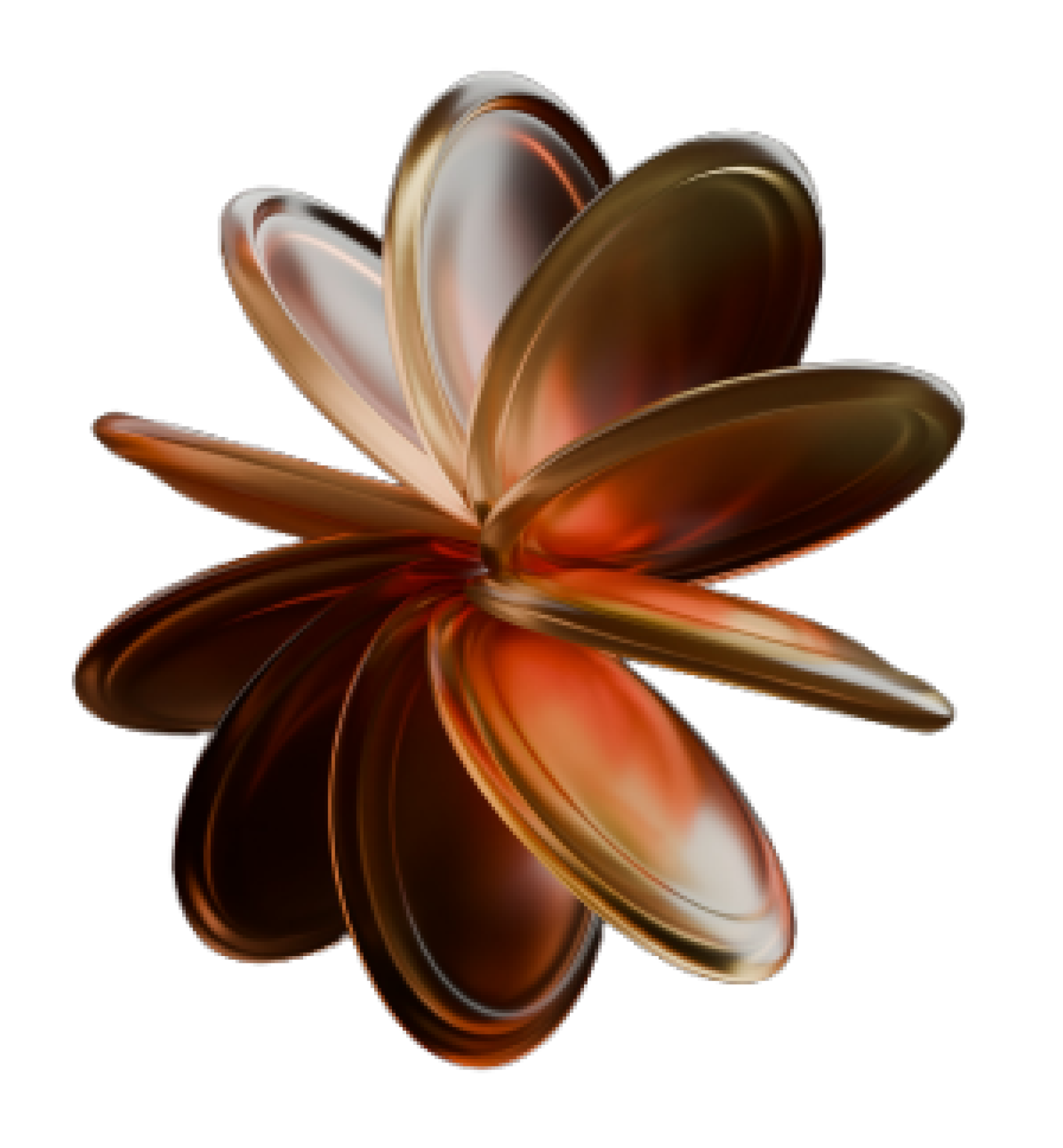 Decorative 3D flower